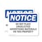 Signmission Do Not Place Unsolicited Advertising Materials, 5 in W x Rectangle, Vinyl Decal OS-2PACK-NS-D-35-L-11336 - alternate 1